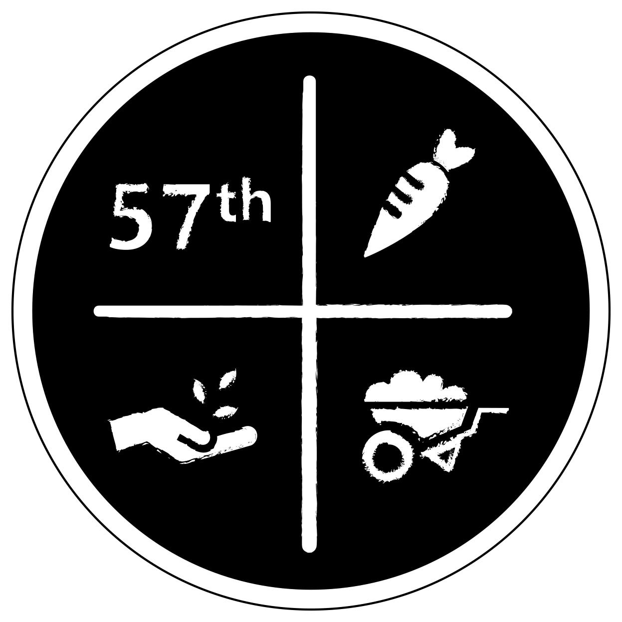 Farmers on 57th Society Logo