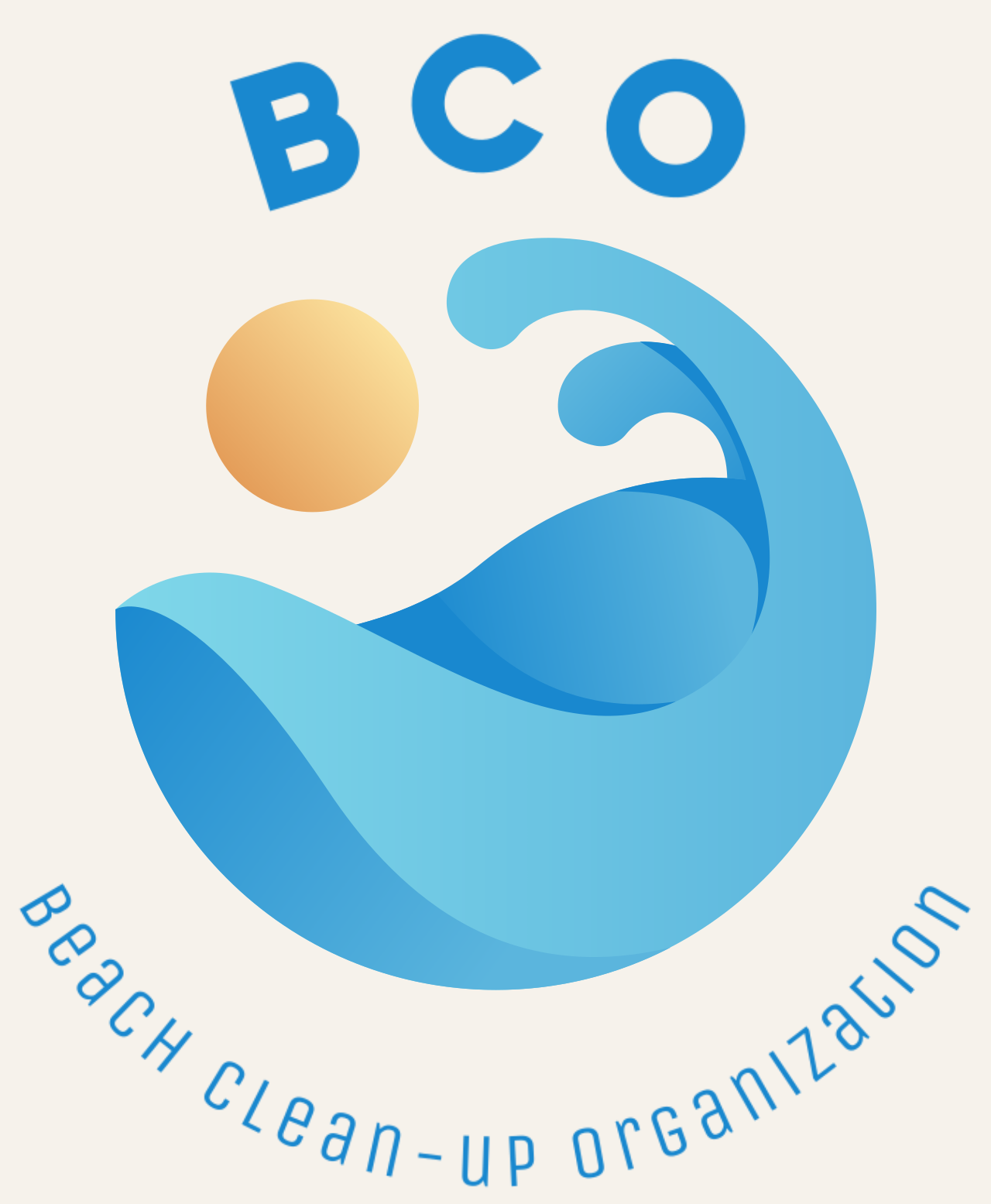 Beach Clean Up Organization Logo